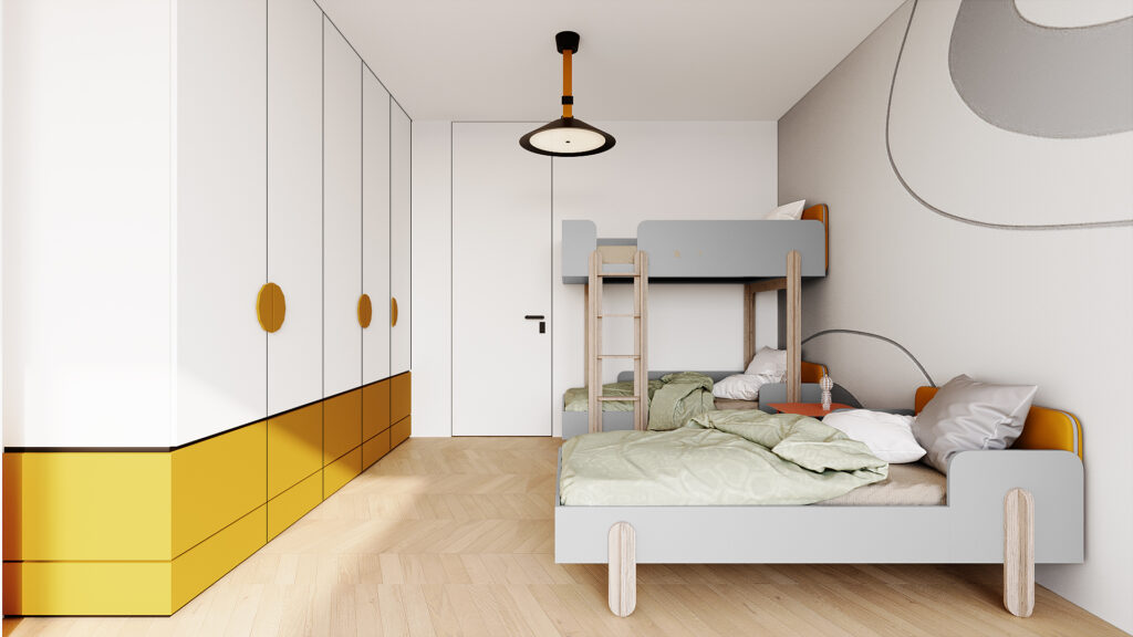 modern interior in luxury villas