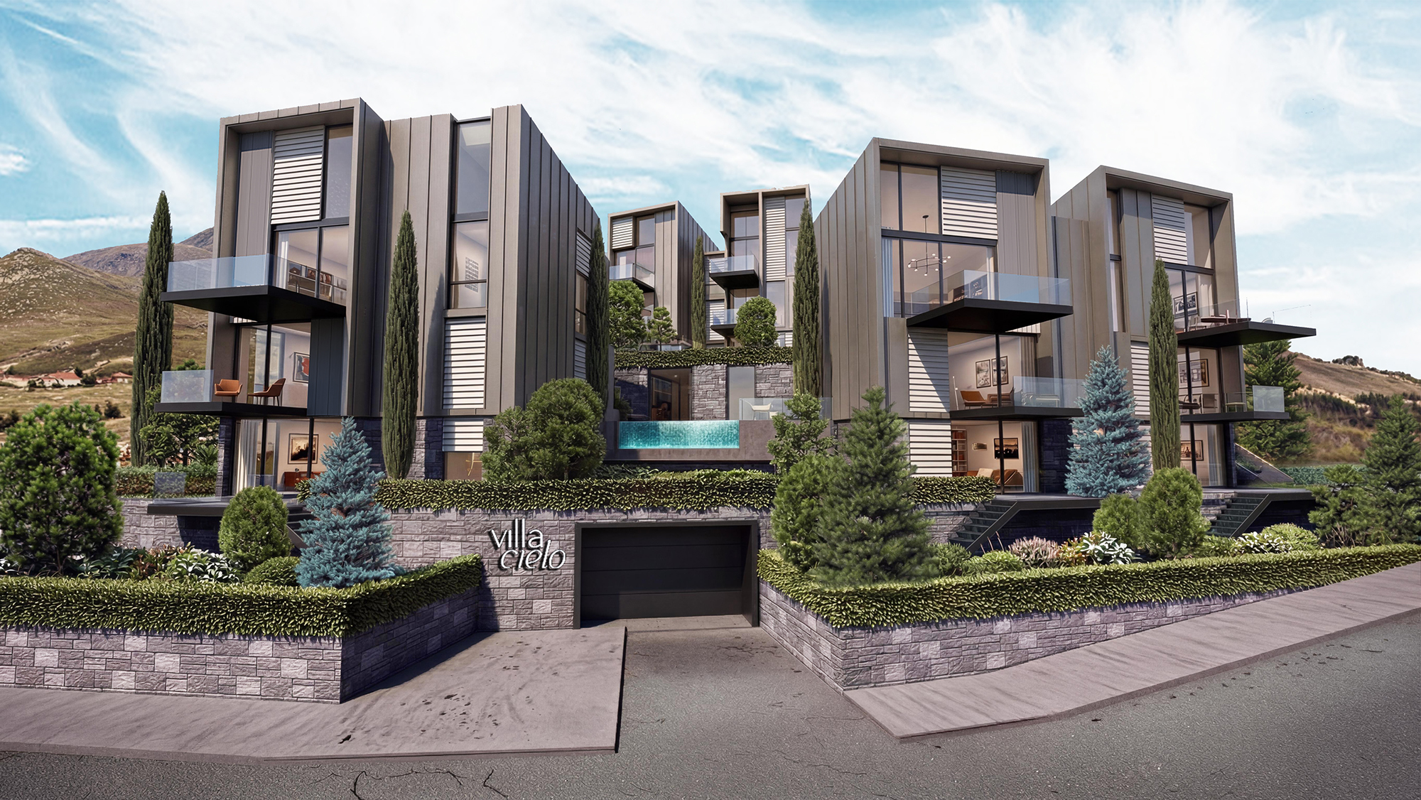 Luxury Villas in Faraya, Lebanon, with an amazing skyline